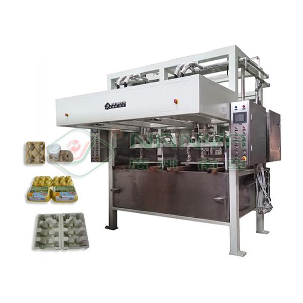 Buy Low Noise Pulp Tray Making Machine / Paper Corner Protector Forming Equipment at wholesale prices