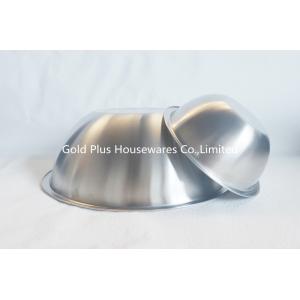 China 26cm  Wholesale multifunctional durable kitchen rice wash basin full size food grade stainless steel mixing bowl on sale