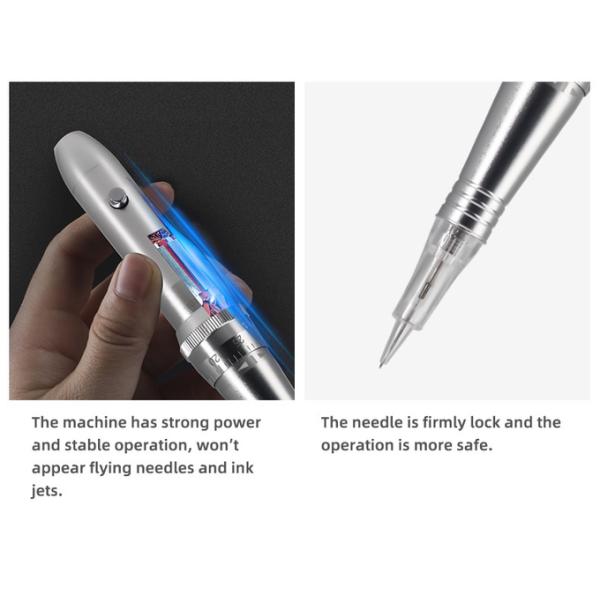 Rose Gold Permanent Makeup Machine 240V With Cartridge Needle