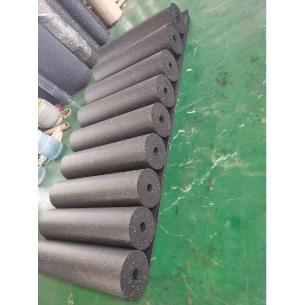 3mm-20mm Black Only Recycled Rubber Flooring Rolls for Home and Commercial Gym