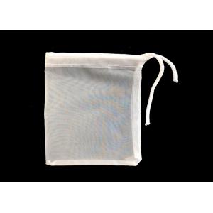 Monofilament 73 Microns 12x12 Nylon Mesh Filter Bags Double Seam For Filter