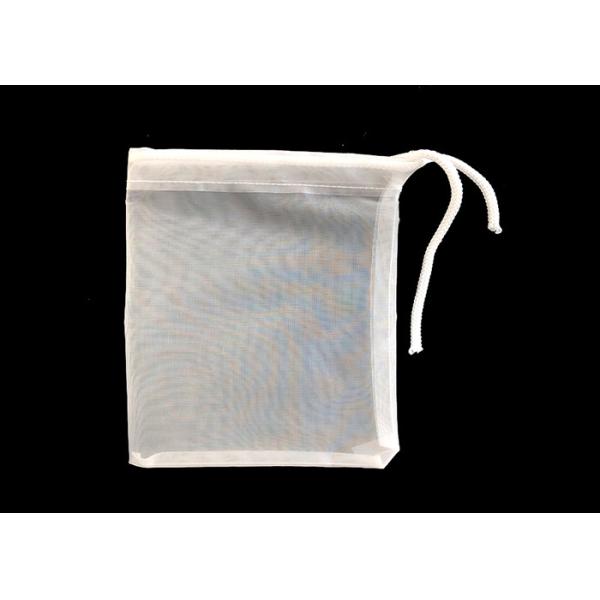 Monofilament 73 Microns 12x12 Nylon Mesh Filter Bags Double Seam For Filter