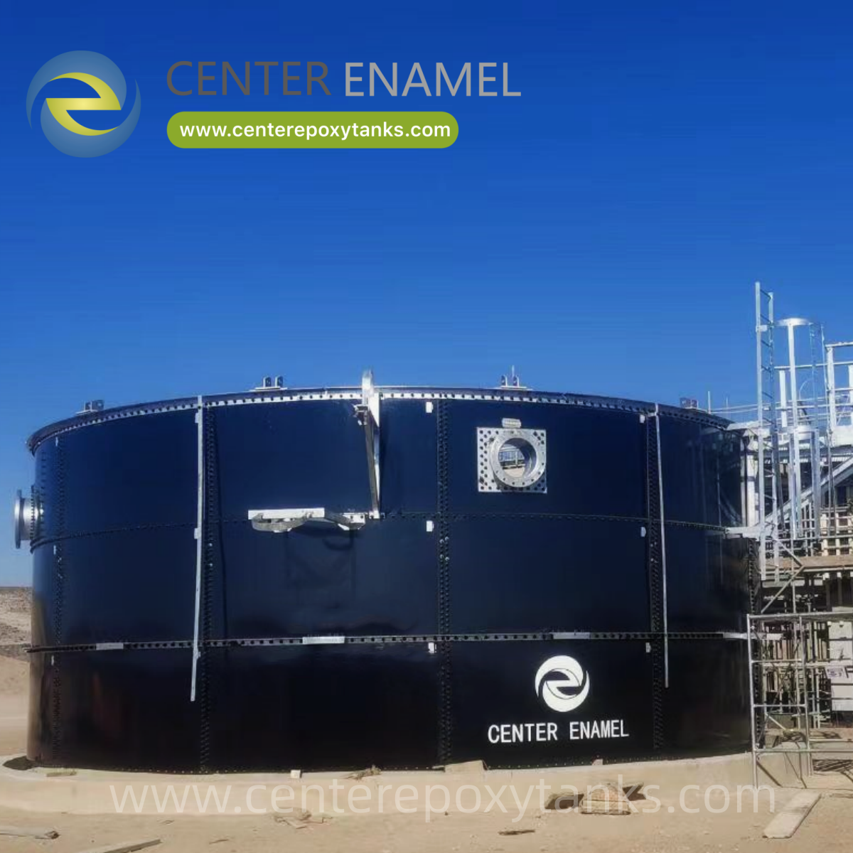 Epoxy Coated Steel Tank for Leachate Storage: Offers superior chemical resistance for corrosive landfill liquids.