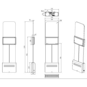 Multi-channel Control Function Transparent RFID Gate Control with Sensitive