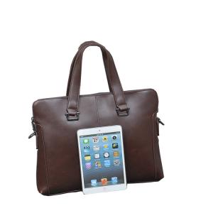 China Panton ROHS Mens Business Briefcase , Debossed Logo PU Leather Briefcase on sale