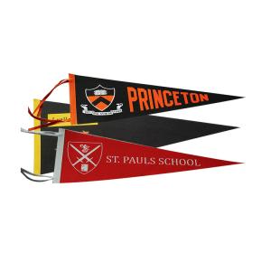 100D Polyester Triangle Pennant Banner CMYK Printing