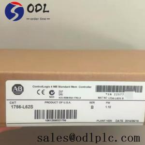 Quality ControlLogix Controller Allen Bradley 1756-L62S With 478 KB I-O Memory for sale