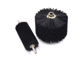 Buy Spiral Round Cylindrical Dust Cleaner Brush , Industrial Roller Brushes at wholesale prices