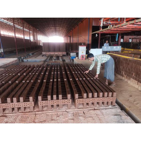 16.8m Kiln Clay Brick Plant Automatic Brick Manufacturing Machine Movable Rotary Tunnel Kiln