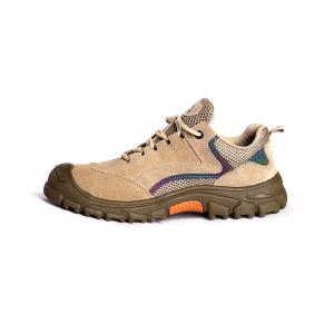 Unisex Microfiber Leather Mesh Breathable Low Top Safety Shoes