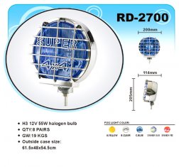 Quality 200mm * 205mm * 114 mm front bumper Fog Light apply in 4 x 4 Off Road / SUV / Jeep for sale