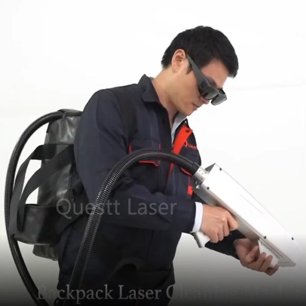 Poartable Clean Laser Machine 100W Backpack Laser Rust Removal
