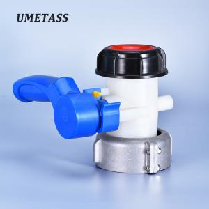 Quality DN40 Acid Alkali Oil Resistant PVC Ball Valve for IBC Hydraulic Directional Control for sale