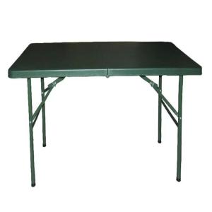 Foldable Reinforced Blow Molded Military Table Green Camping Dining Table