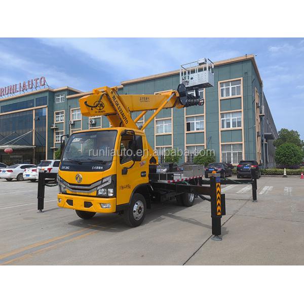 Factory Light Duty 18m High Altitude Operation Truck Boom Lift Mounted on Truck in Indonesia