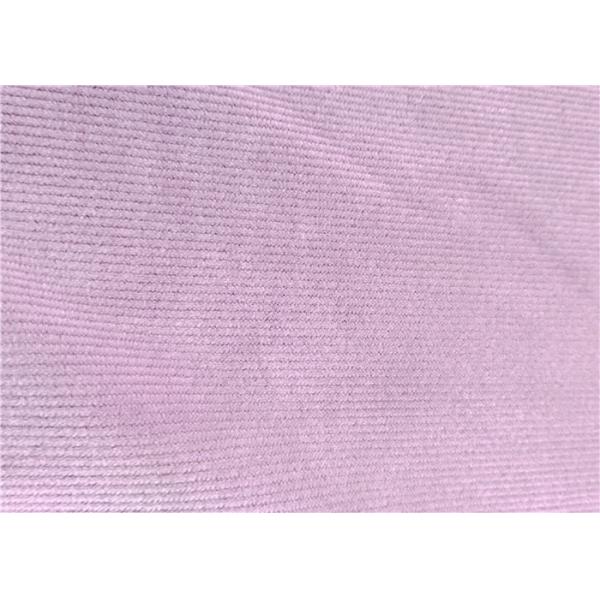 Super Soft Hand Feel Knitted Solid 95% Polyester 5% Spandex Bonded Corduroy Fleece Velvet for Clothes