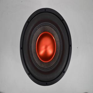 Carbon Fiber Cone 88dB 1.5kHz Competition Car Subwoofers