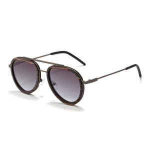 Men Wooden UV400 Bamboo Frame Sunglasses Polarized