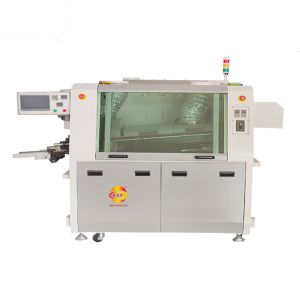Automatic Wave Soldering Machine with 200mm PCB Size 2 Crests and 135KG Tin