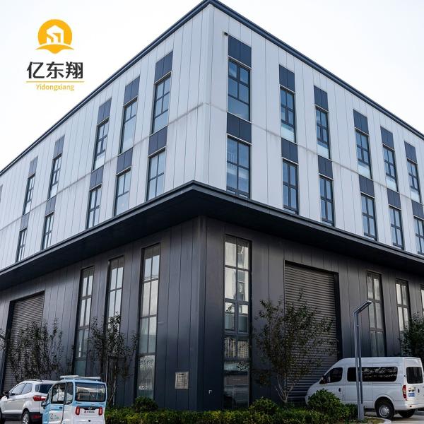 Buy Prefab Steel Warehouse with Sandwich Panel Walls at wholesale prices