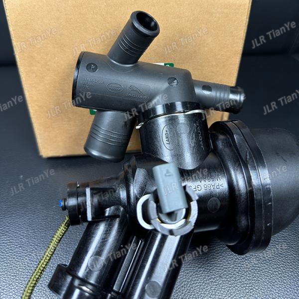 Thermostat Housing For Land Rover Jaguar Engine Cooling System LR105974 JDE40345