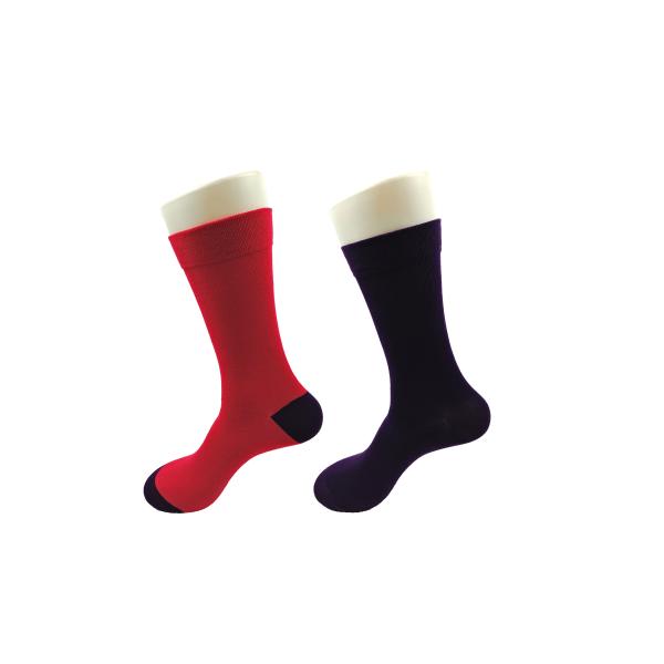 Buy Red / Black Cotton Diabetic Circulation Socks For Unisex Adults Anti Slip at wholesale prices