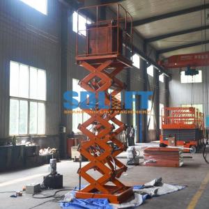 1 Tonne 3m Stationary Hydraulic Scissor Lift With Ce