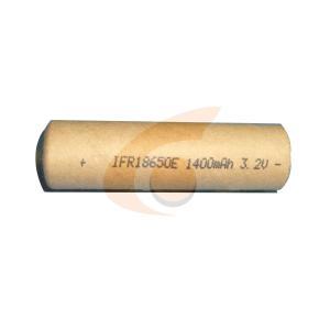 Lithium Iron Phosphate Battery IFR18650 3.2V LiFePO4 1400mAh For Flashlight
