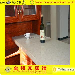 Home Used Aluminium Fabrication Bookshelf Wine Glass Display Cabinet