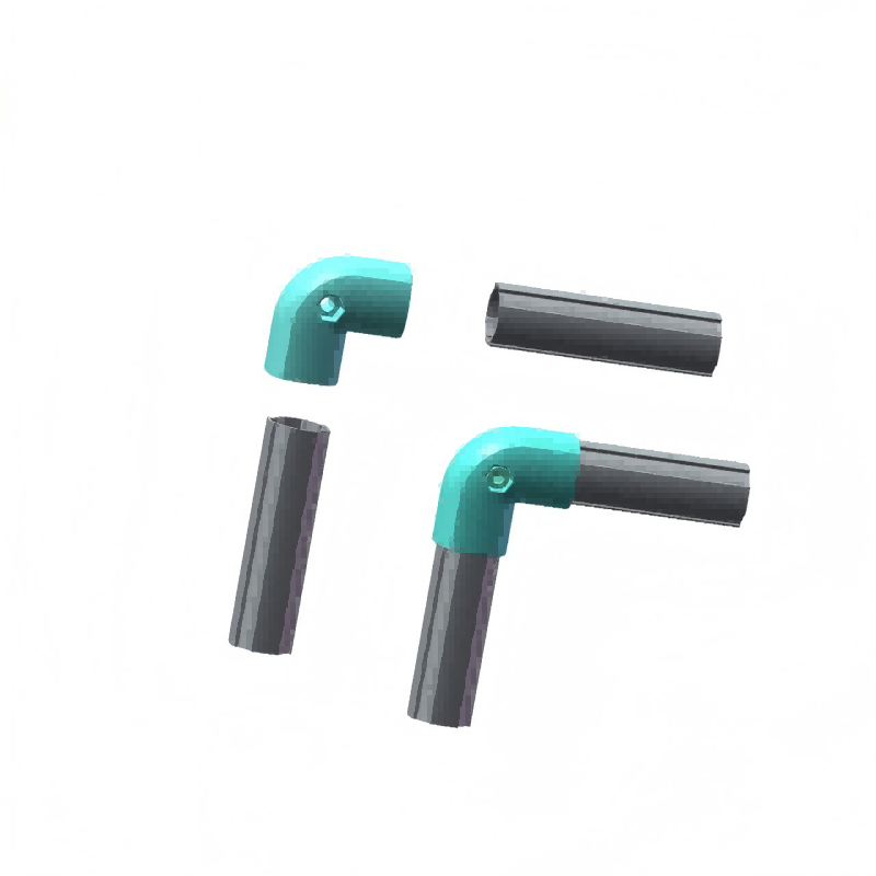 Aluminum alloy connecting pipe fitting