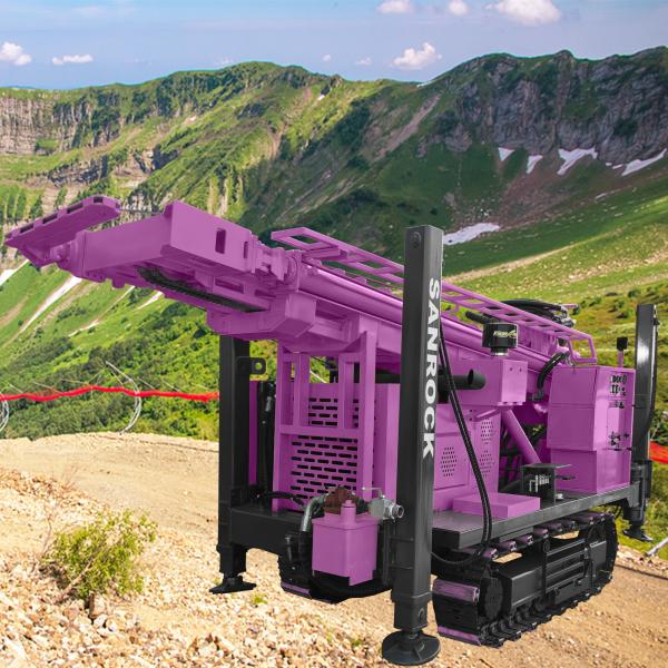 Water Drilling Equipment 263KW Diesel Water Borehole Drilling Machine Portable Well Drilling Rig