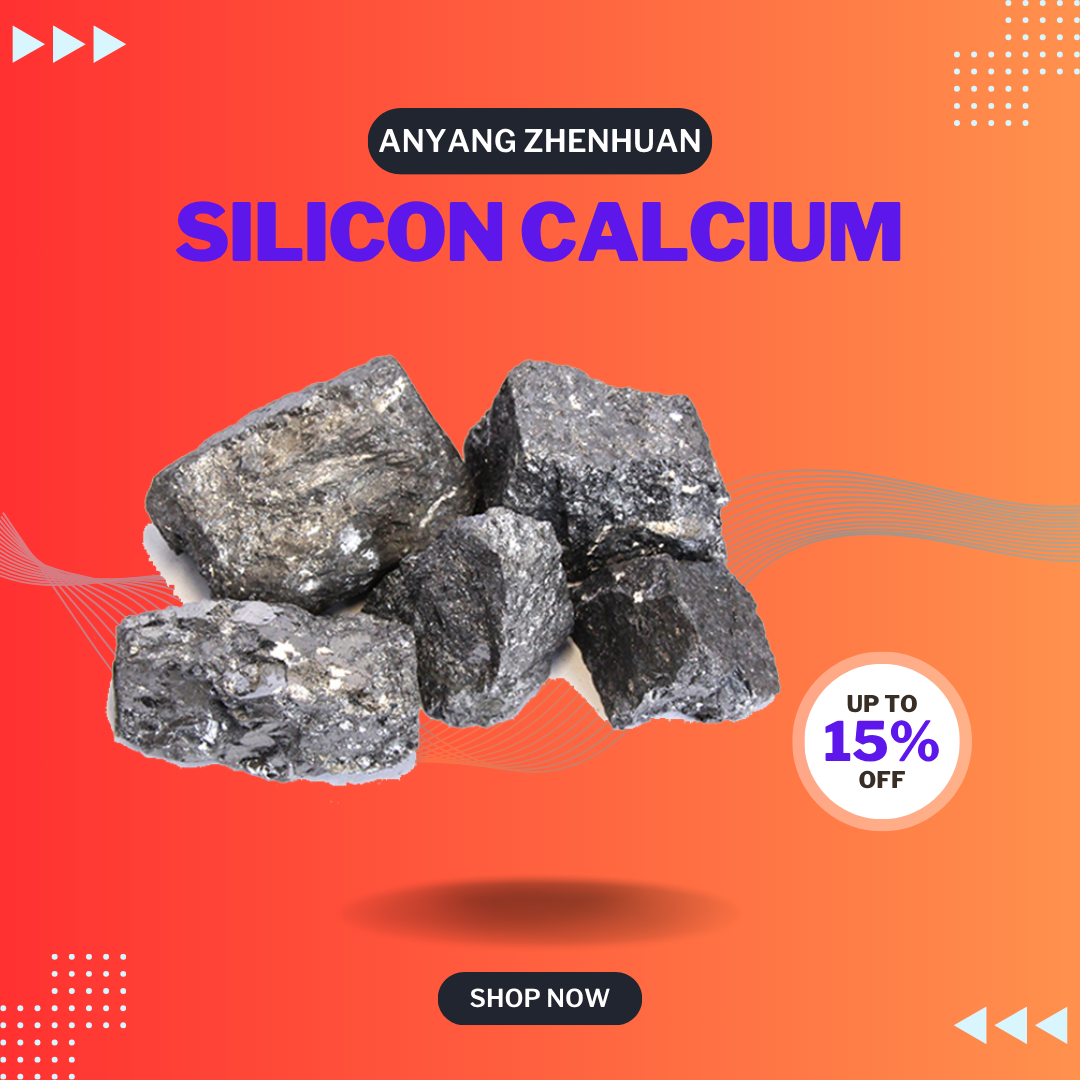 Silicon Calcium 5528 Deoxidizer 10-100 Mm For Casting