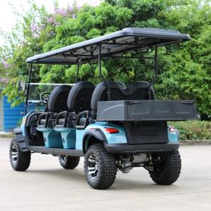 Quality 6 Seats Electric Golf Cart With 10-Inch Multimedia Screen Q235 High-Strength Chassis And 510kg Max Loading for sale