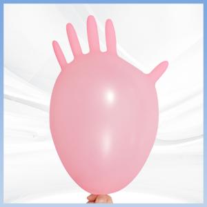 Soft Fitting Pink Disposable Synthetic Nitrile Gloves Anti - Static