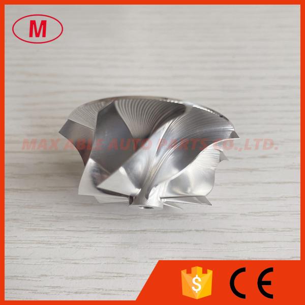 TD03 10T reverse 35.57/46.00mm 8+0 blades high performance turbo milling/aluminum 2618/billet compressor wheel for 49131-07005/49131-07015 N54B30 Twin