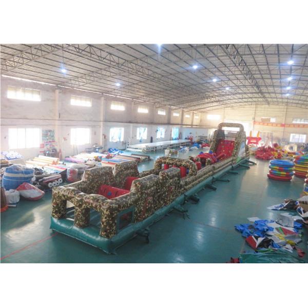 Fantastic Camouflage Boot Camp Inflatable Paintball Obstacle High Security -