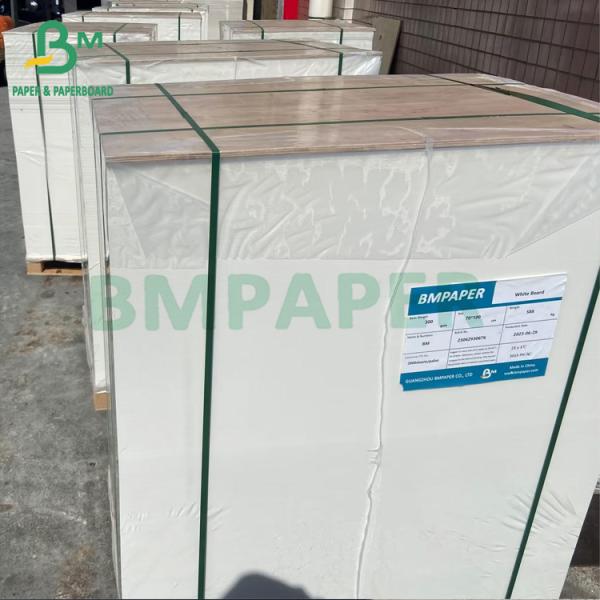 Double Side White Cardboard 1mm 1.5mm Size 700mm X 1000mm High Stiffness