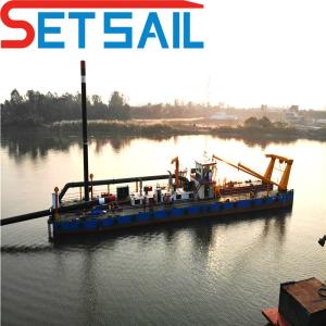 Soild Capacity 1200m3 Cummins Diesel Engine 26inch Cutter Suction Dredger with