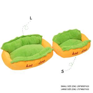 Soft Fiber 0.8kg OEM And ODM Dog Lounger Bed