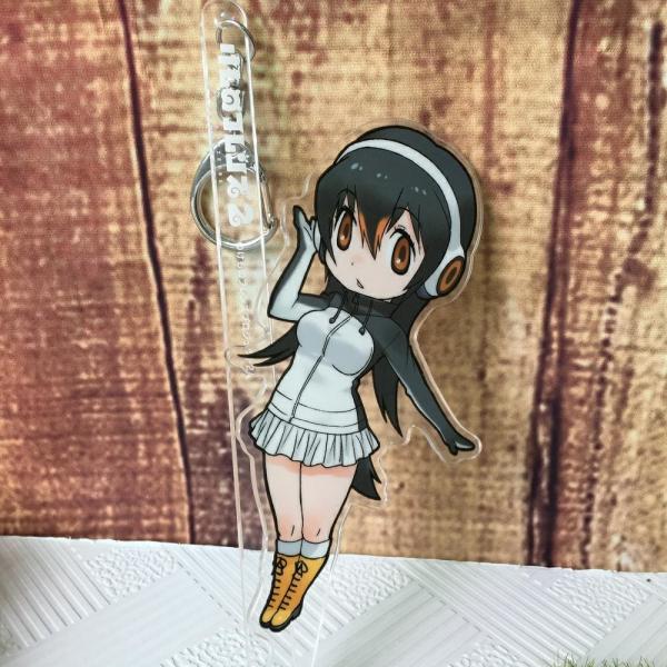 Buy Charms Printed Anime Acrylic Keychain With Glitter Epoxy at wholesale prices