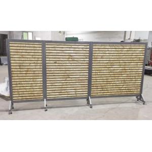 Quality High Durability And Stability Wood Wall Display Rack Metal Frame for sale