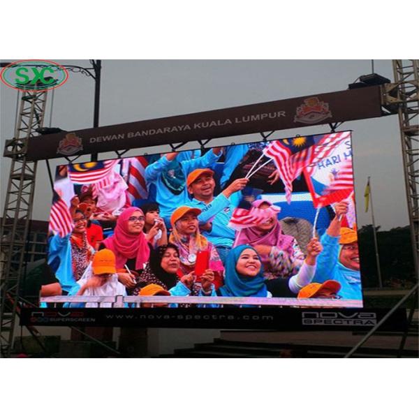 5V/40A Switch Power Loading Outdoor Full Color LED Display with Rgb 3in1 Pixel Configuration and 100 Lifespan