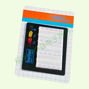 Quality Black Plate ABS Plastic Prototyping Breadboard With Color Printed for sale