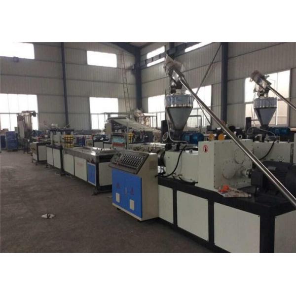 Buy Deck Board WPC Extrusion Line With Conical Twin Screw Extruder at wholesale prices