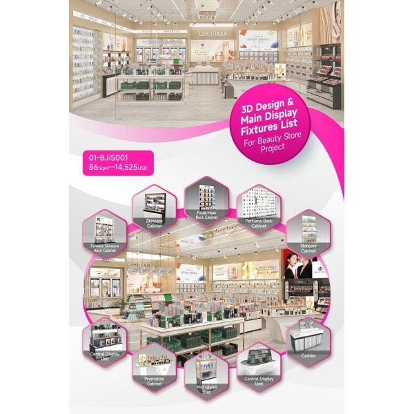 01-BJiS001, Platinum Series Beauty Store in Xiangyang, Hubei covering 86 Sqm with Approx. $14,525 Budget