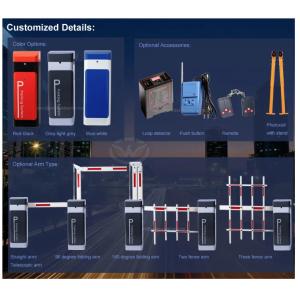 Speed Adjustable Parking Boom Barrier With DC Brushless Motor