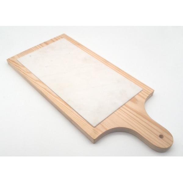 Buy Easy Cleaning White Marble Placemats Convenient For Fruit / Vegetable at wholesale prices