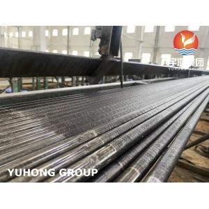 Cabon Steel Low Finned Tube A179 Base Tube With Lower Fins For Air Cooler