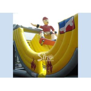 Custom extreme u shaped slide skateboard inflatable slide
