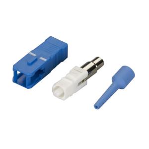 Zinc Alloy Green Single Mode SC SM Fiber Connectors for CATV LAN Network